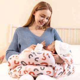 哺乳枕头多功能婴儿喂奶枕u型喂奶神器孕妇坐月子护腰横抱垫子
