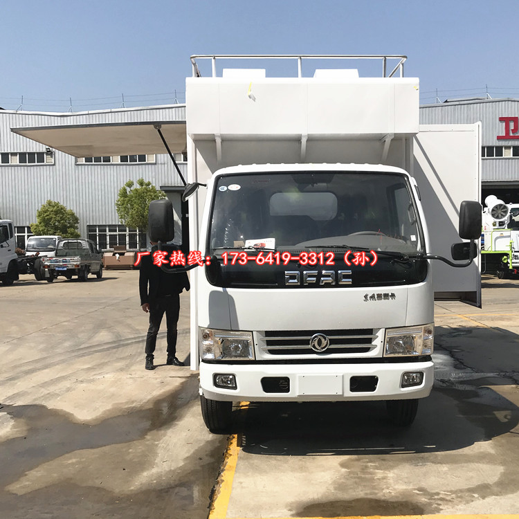 操办农村红白喜事流动餐车下乡包席厨房餐车 东风餐车价格图片