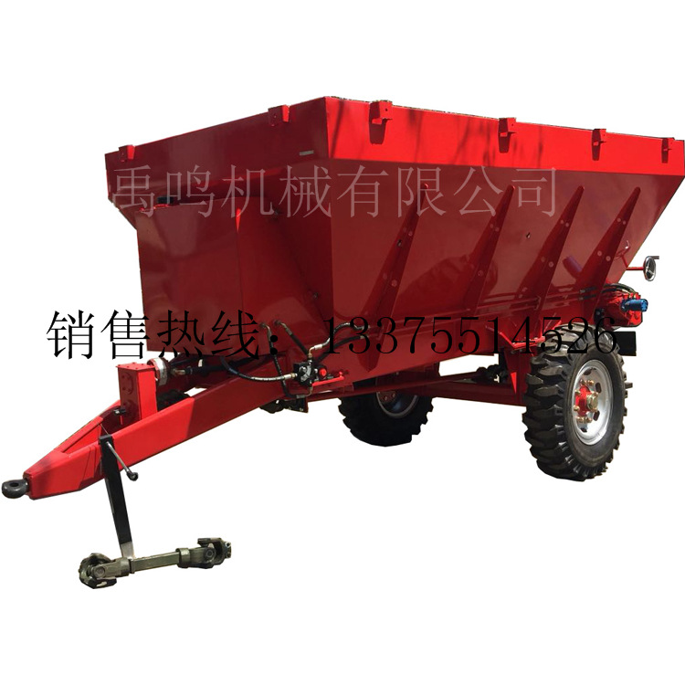 加大容量  撒粪车 撒肥车 拖拉机牵引 干湿牲畜粪便撒肥车 撒粪车