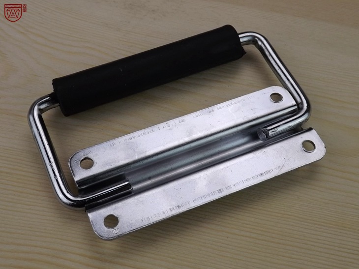 586 caja de madera de mango dividida caja de herramientas de equipos industriales mango de mano mano de hierro cromado mango pesado