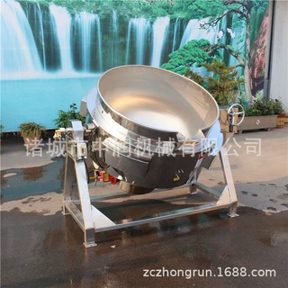 食堂伙房餐厅用汤锅卤煮熬煮夹层锅 夹层锅汤锅卤煮加工机器