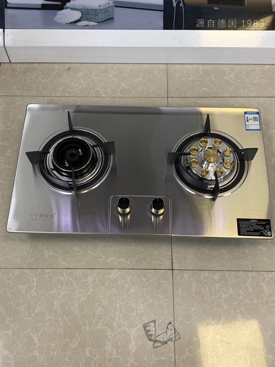 壹件代發不鏽煤氣竈嵌入式鴛鴦竈不鏽鋼嵌入式液化氣雙竈