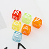 Acrylic accessory with letters with accessories, beads, spray paint, handmade, wholesale