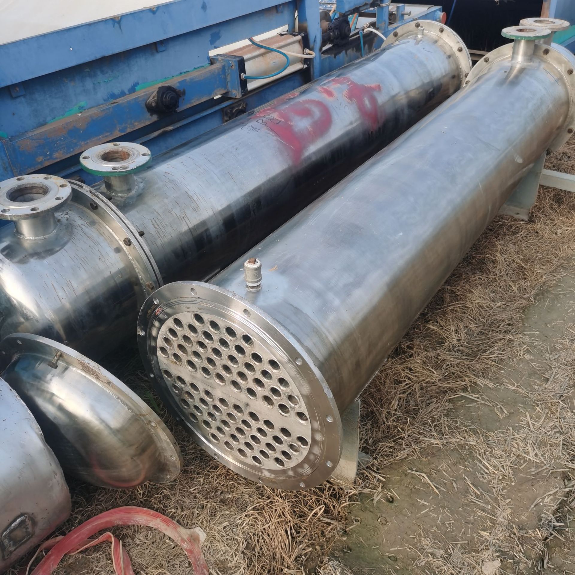 常年供应二手20立方不锈钢列管泠凝器 二手钛钢冷凝器 二手冷却器