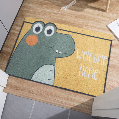 The door Mat household Can be cut Wire loop carpet Entrance Entrance non-slip mat Entrance doors Doormat pvc door mat