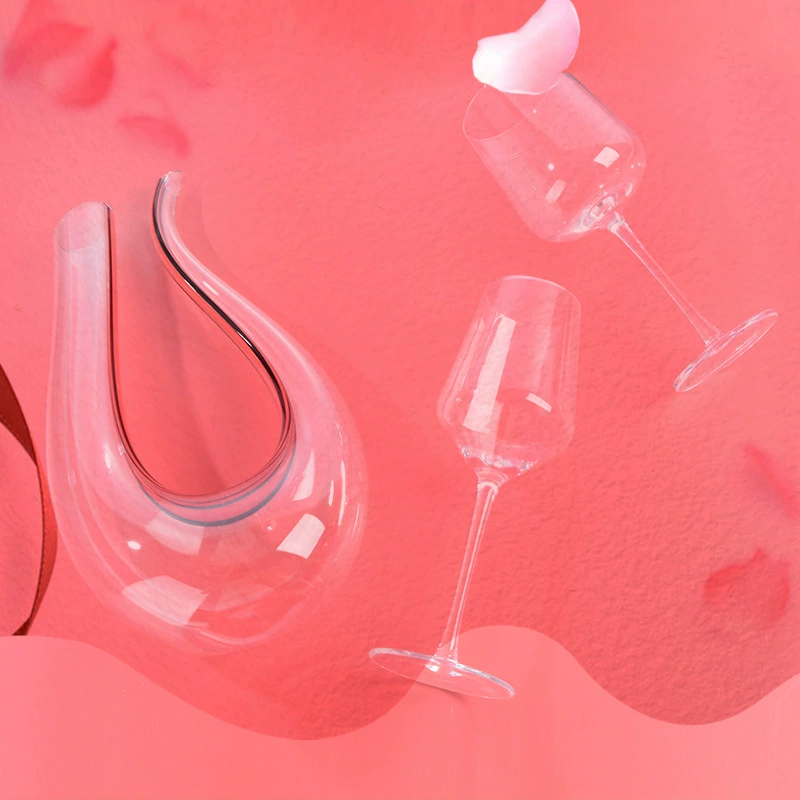 风和 Creative crystal wine decanter, wine dispenser, swan, wholesale