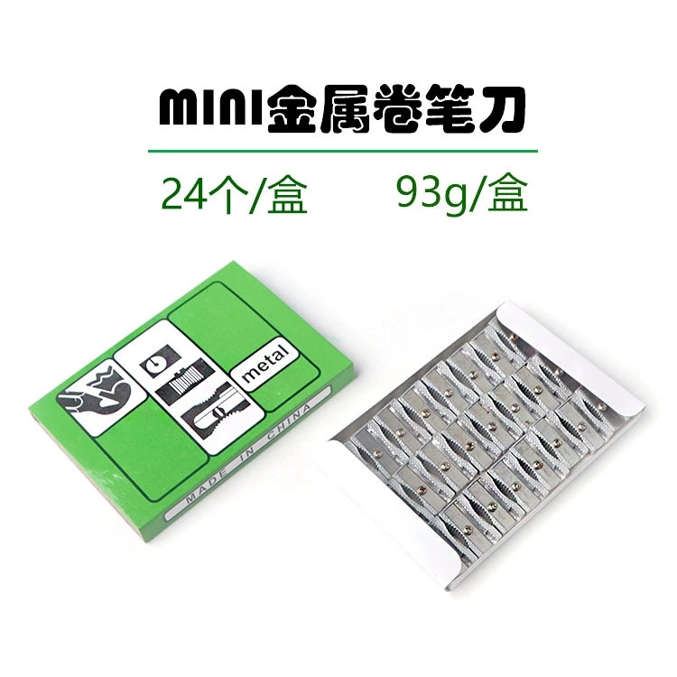 Фабрика оптовой алюминиевого сплава скошенная точилка для карандашей экспорт серебряная металлическая точилка для карандашей оптом Канцелярские товары