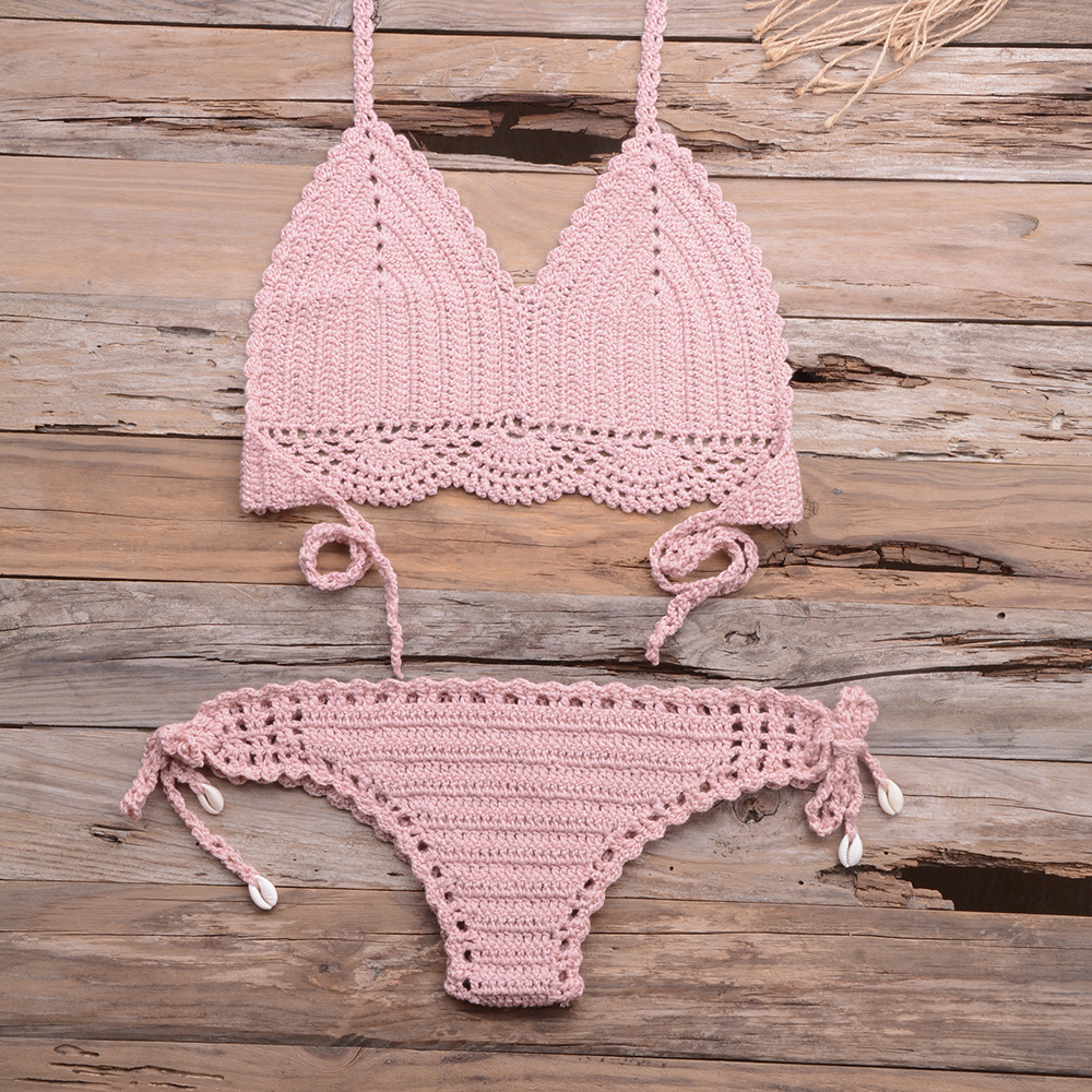 Women's Solid Color 2 Piece Set Bikinis display picture 18