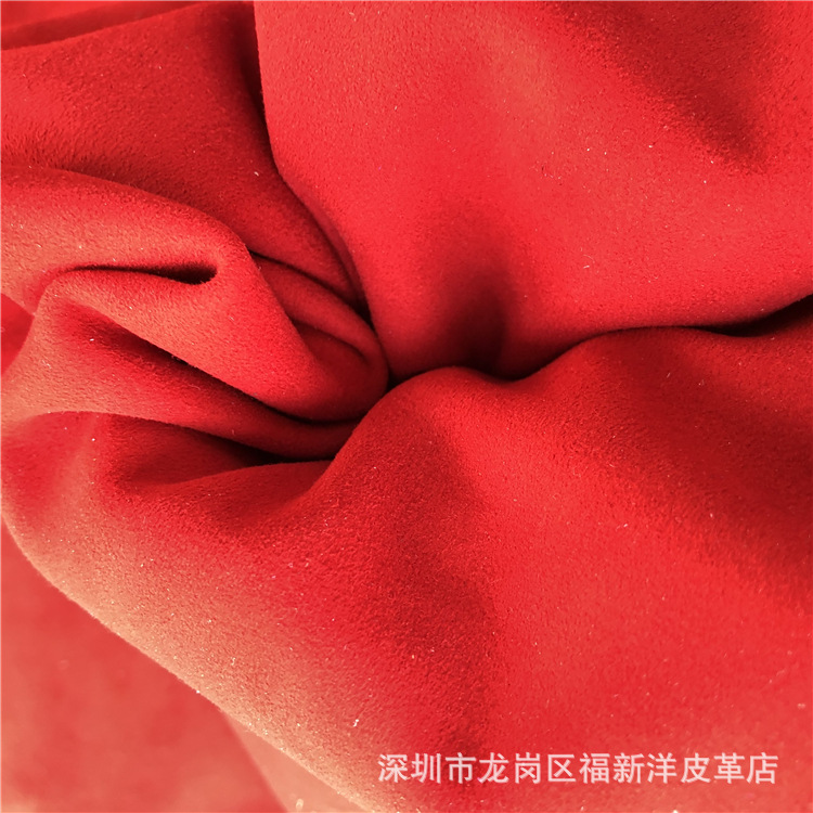 头层彩色羊反绒羊猄真皮批发箱包鞋用羊反绒皮料头层羊皮真皮厂家|ru