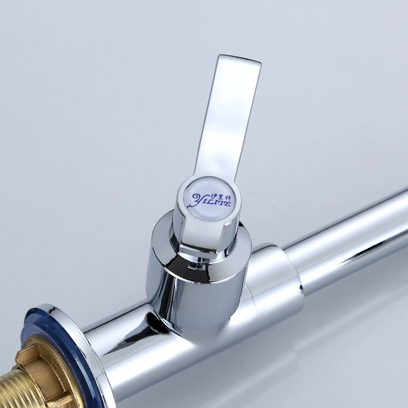 Custom copper kitchen basin shower faucet universal rotatable single cold basin adjustable basin faucet