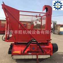 粉碎青储秸秆收割机芦苇回收机小型玉米秸秆粉碎回收机青贮机