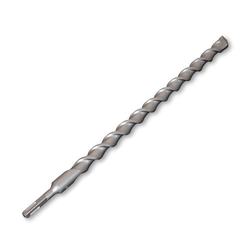 Round shank electric hammer drill bit concrete drill bit two pits two grooves round shank impact drill bit wall drilling bit