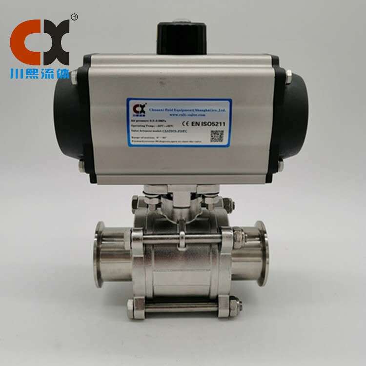 goods in stock Dead space Remain Sanitary Globe valve 304/316L Pneumatic Retention Globe valve