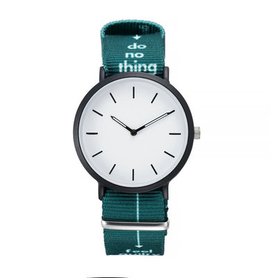 欧美手表男大学生韩版时尚潮流复古简约刻度款女生潮女情侣帆布表|ms