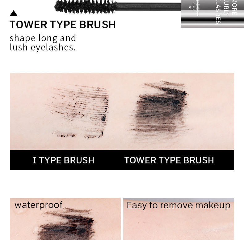 36g Weight Mascara Type Of Cosmetics Plastic Material Solid Color Pattern Fashion Style Fashion Solid Color Plastic Mascara 7