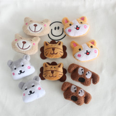 Cute cartoon plush Akita dog coffee dog lion smiling bear Snoopy brooch clothing accessories accessories