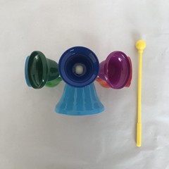 Orff percussion instrument teaching aids eight-tone bell, touch bell, eight-tone lesson bell, eight-tone bell