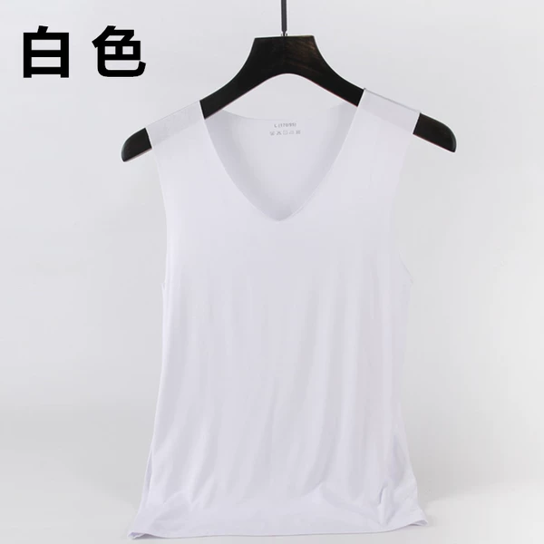 [V领宽肩-白色]