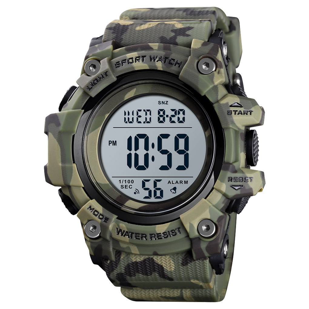 Skmei 1552 estudiante deportes al aire libre pantalla digital reloj electrónico moda retroiluminación pareja nuevo reloj electrónico impermeable