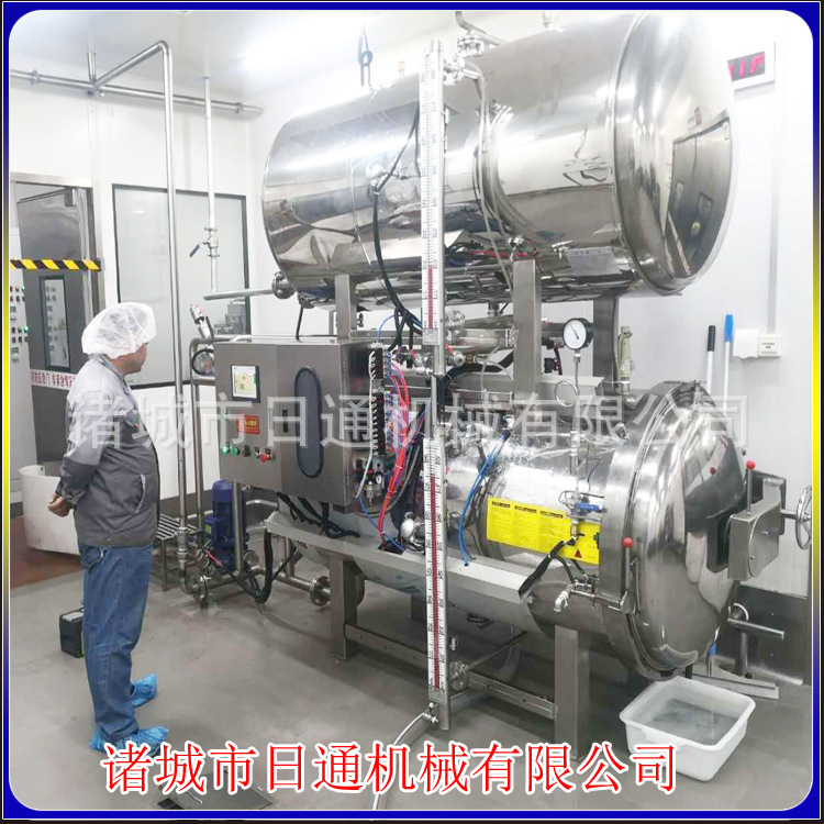 高温高压杀菌釜 电加热不锈钢熟食灭菌锅 海鲜罐头全自动杀菌锅