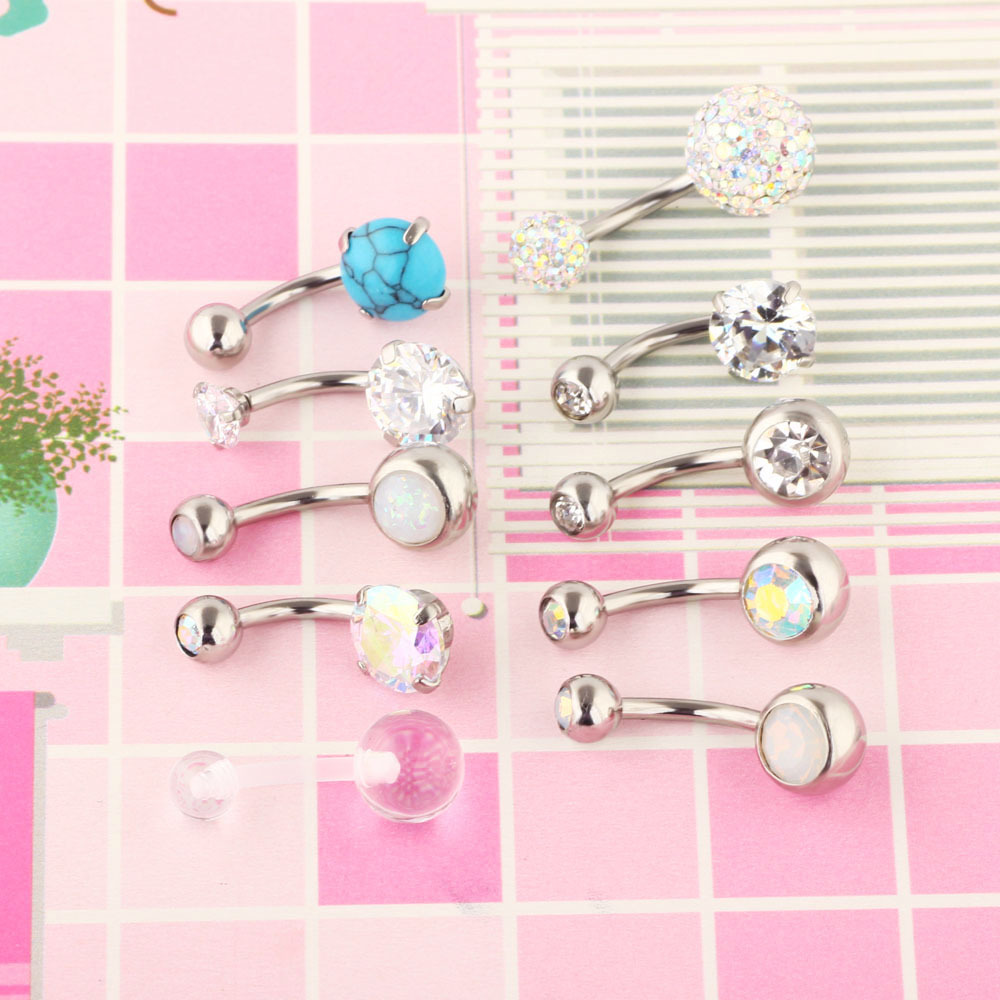 Pointed titanium steel lip stud product view
