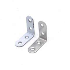 Left Steel Thickened Stainless Steel Corner Brackets, 40x40 Laminated Board Supports, Multi-Functional L-Shaped 90° Right-Angle Connectors—Wholesale