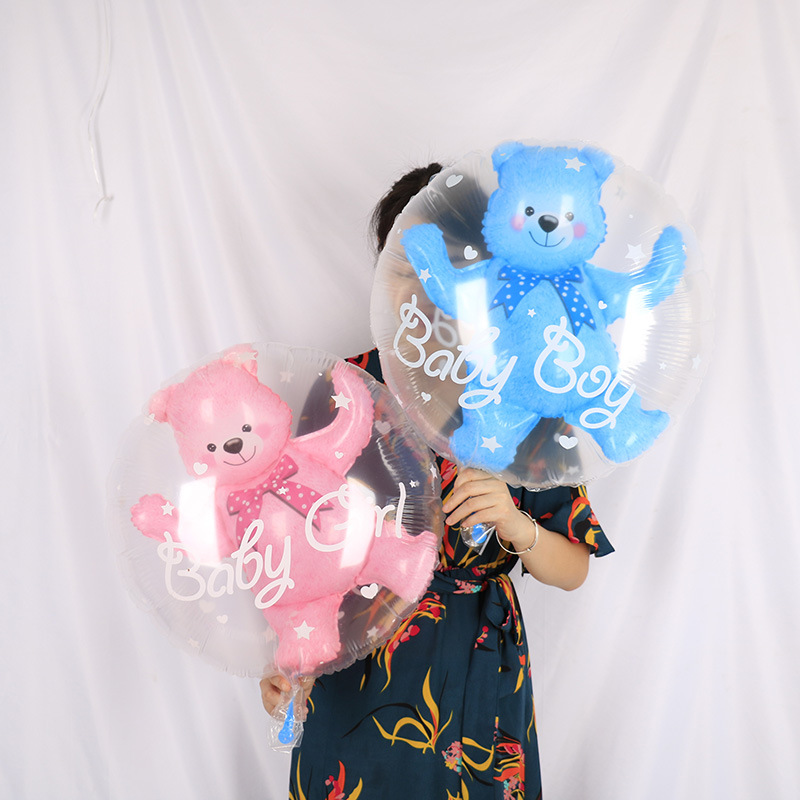 Birthday Bear Aluminum Film Party Balloons 1 Set display picture 2