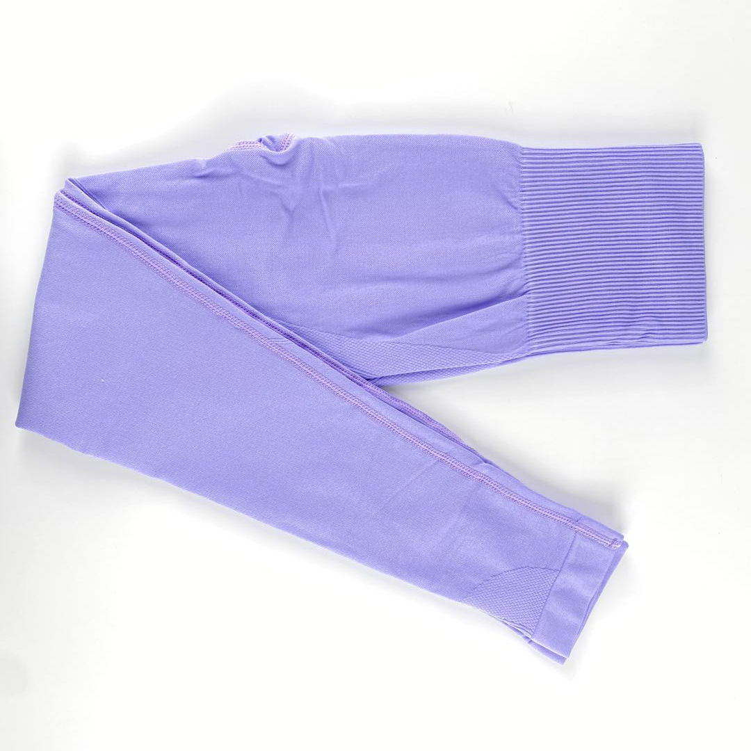 seamless solid color breathable quick-drying fitness pants  NSNS12226