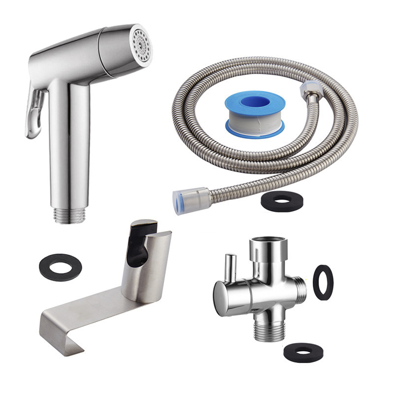 辉瓷 双功能马桶喷枪套装 外贸马桶伴侣浴室清洁冲洗abs妇洗器|ms