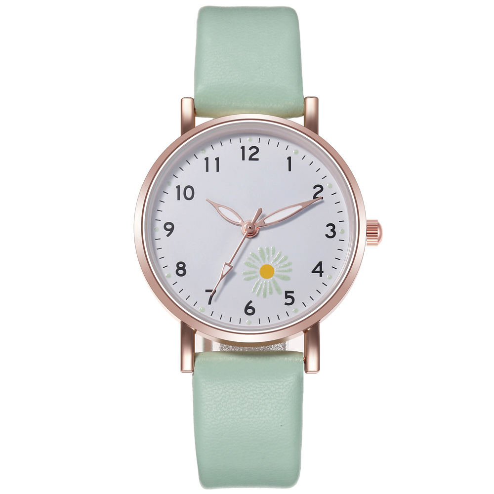 30g Weight Ordinary Glass Mirror Material Imitation Leather Strap Material Watch Classification Pointer Display Type Buckle Buckle Style Round Dial Shape Daily Occasion Quartz Movement Solid Color Pattern Women's Gender Simple Style Style Simple Style Solid Color Buckle Quartz Women's Watches 9