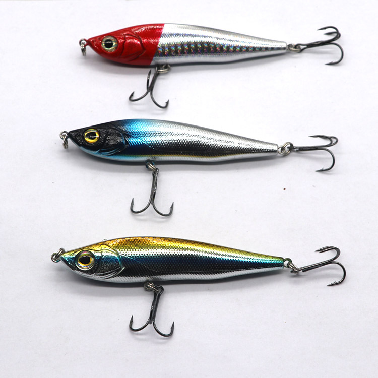 Sinking Minnow Fishing Lures Hard Plastic Baits Fresh Water Bass Swimbait Tackle Gear