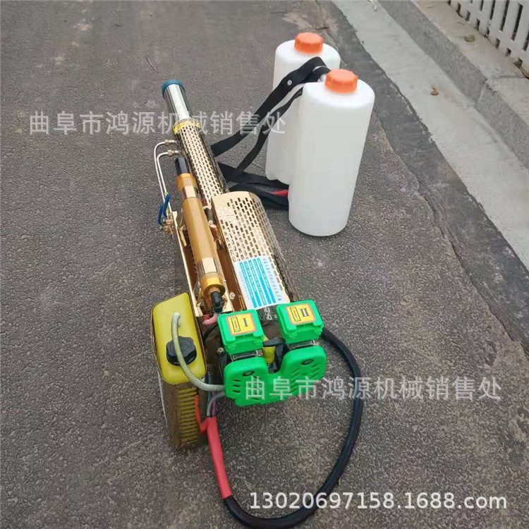 农用背负式汽油弥雾机 烟雾水雾两用机 养殖场消毒打药机