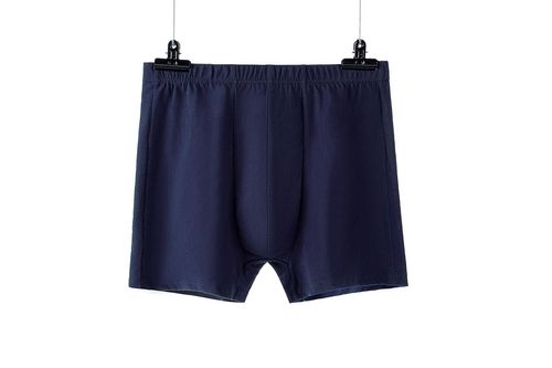 Men's boxer briefs for the elderly, pure cotton shorts, middle-aged and elderly cotton high-waisted pants, loose and breathable underwear