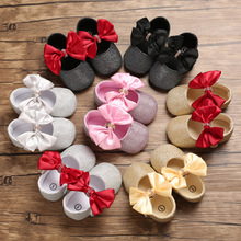 春秋季0-1歲女寶寶鞋子軟膠底防滑小公主3-4-6-12個月嬰兒學步鞋