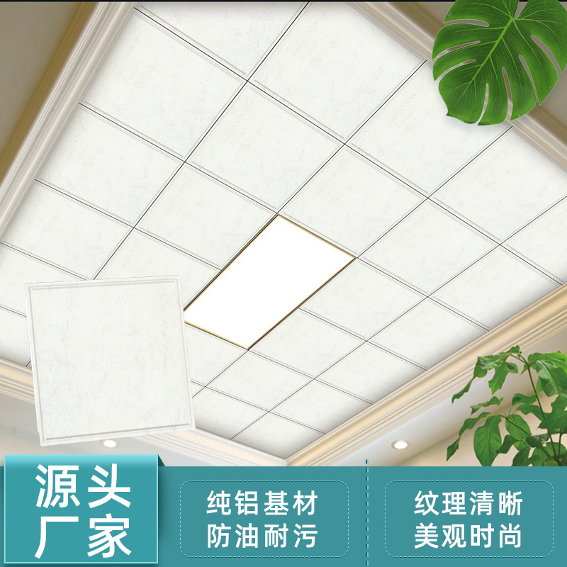 Integrate Ceiling Lvkou 300*300*0.42mm kitchen TOILET suspended ceiling Ceiling Partially Prepared Products wholesale