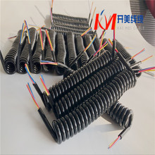 3芯0.1平方電纜線 PU護套螺旋電纜 品質保證 廠家可定制生產
