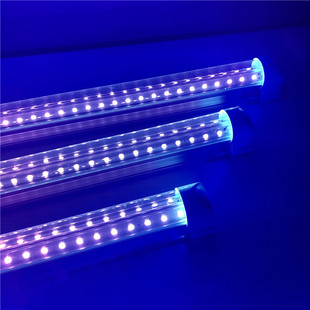 Светодиодный ультрафиолетовый флуоресцентный свет T8 Интегрированный ультрафиолетовый отверстие для отверждения клей 395 нм Продлис