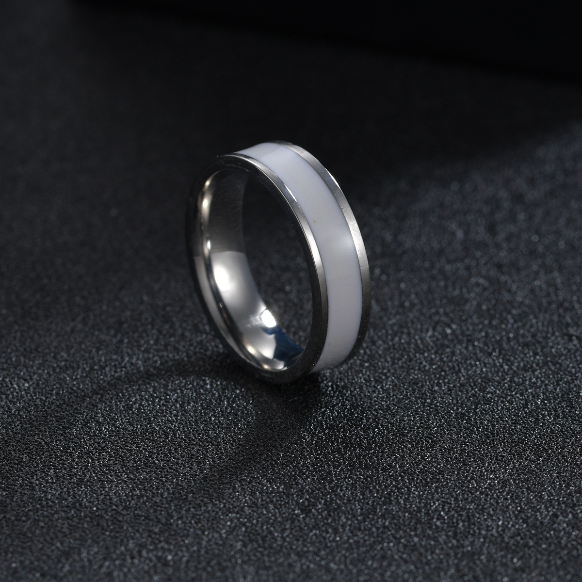 No Inlaid Inlay Material Wholesale Jewelry Simple Style Printing 201 Stainless Steel No Inlaid Gold Plated Stoving Varnish
