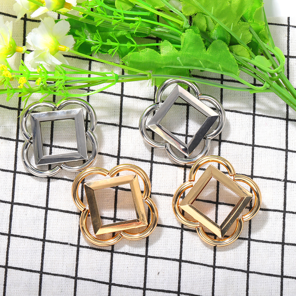 Intellectual Elegant Geometric Diamond Lace Earrings Simple Fashion Square Flower Earrings Wholesale Nihaojewelry display picture 3