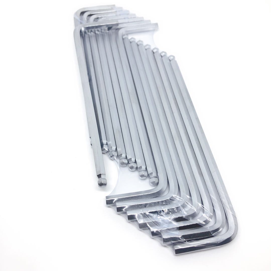 M4六角扳手六角匙带球头六角匙内六角螺丝扳手加长内六角扳手