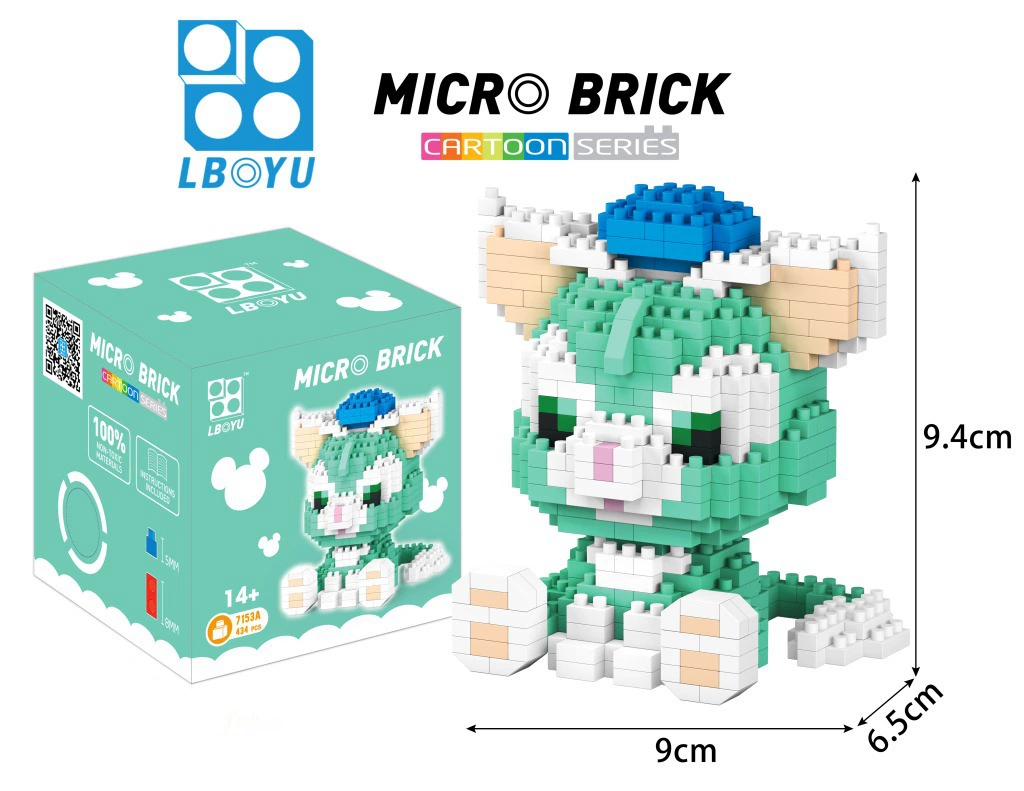 BY частички конструктор маленькие частичные игрушки вставки творческий diy7150A-7155A серия уличные лотки игрушки оптом