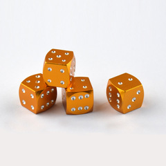 Aluminum alloy dice sieve dice valve plug cap valve cap colorful valve plug cover universal valve plug cover tire cap