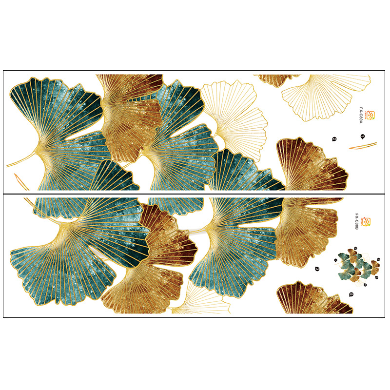 New Retro Ginkgo Creative Wall Stickers display picture 8