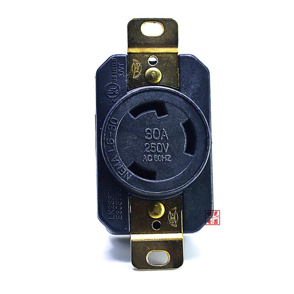 台湾产销LK-2332FNEMAL6-30R 美式插座医疗器械接线插座30A250V