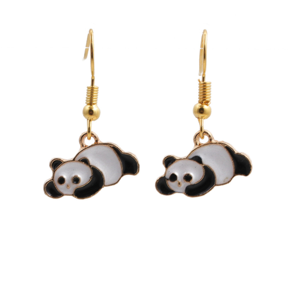 Fashion Windmill Panda Earrings display picture 4