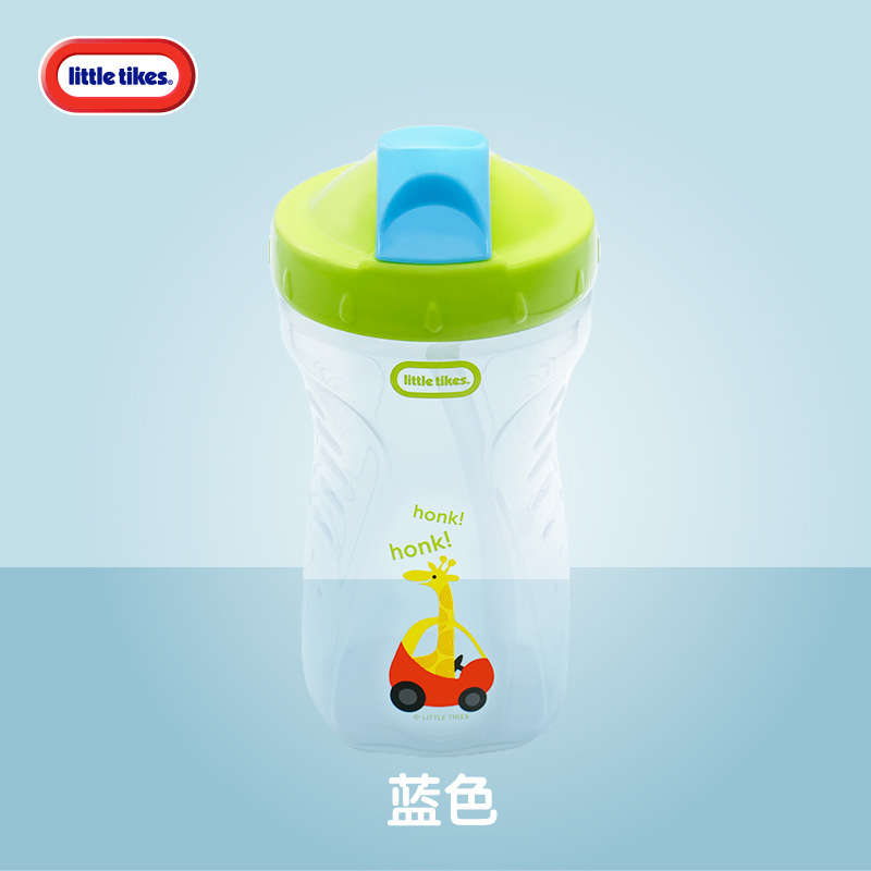 小泰克pet婴儿保温运动吸管杯 儿童宝宝学饮杯保温防呛幼儿园水杯|ms
