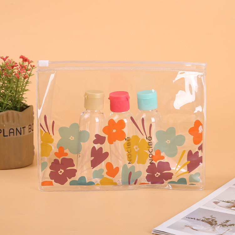 厂家批发化妆品试用装包装袋 旅行装小样套装拉链袋 空瓶自封袋