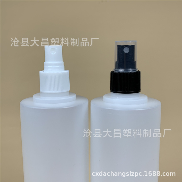现货批发 500ml半透明喷雾瓶 pe塑料瓶 清洗剂侧喷瓶 清洗喷雾瓶