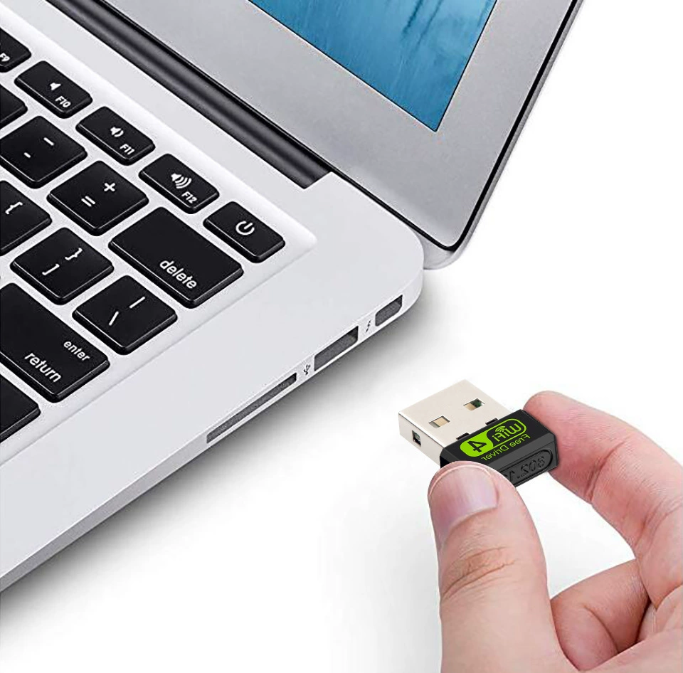 USB беспроводная сетевая карта для компьютера, WiFi приёмник USB, сетевая карта без драйверов, 2.4G/5G WiFi приёмник