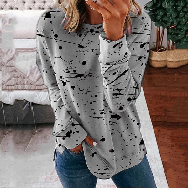 Stylish Graffiti Print Sweatshirt